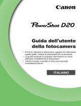 Canon PowerShot D20 Manuale utente