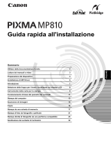 Canon PIXMA MP810 Manuale utente
