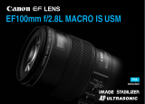 Canon EF 100mm f/2.8L Macro IS USM Manuale utente