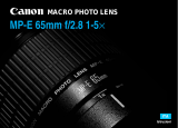Canon MP-E 65mm f/2.8 1-5x Macro Photo Manuale utente