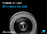 Canon EF 17-40mm f/4L USM Manuale utente