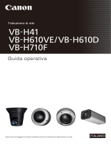 Canon VB-H610VE Manuale utente