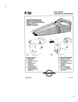 Progress P30 ACCU-STAUBSAUGER Manuale utente