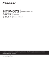 Pioneer HTP-072 Manuale utente