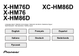 Pioneer X-HM76D_HM76_HM86_XC-HM86D Manuale utente