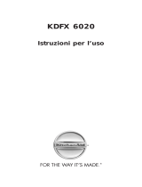 KitchenAid KDFX 6020 Guida utente