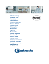 Bauknecht MW 179 WH Guida utente