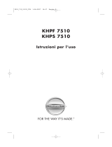 KitchenAid KHPS 7510/I Guida utente