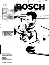 Bosch KIF20440/01 Manuale del proprietario