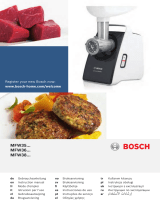 Bosch MFW3850B Manuale del proprietario