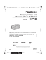 Panasonic HCV160EG Guida Rapida