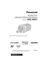 Panasonic HDCSDX1EG Istruzioni per l'uso