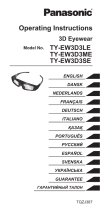 Panasonic TY-EW3D3SE Manuale del proprietario