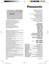 Panasonic RFU300 Manuale del proprietario