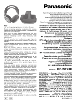 Panasonic WF950 Wireless Headphones Manuale del proprietario
