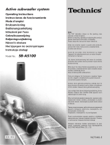 Technics SBAS100 Manuale del proprietario