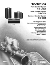 Panasonic SB-C500 Manuale del proprietario
