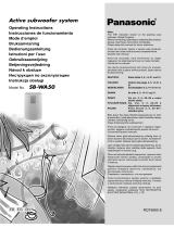 Panasonic SBWA50 Manuale del proprietario