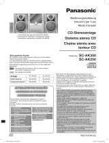 Panasonic sc ak 250 Manuale del proprietario