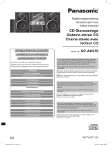 Panasonic SCAK270 Istruzioni per l'uso