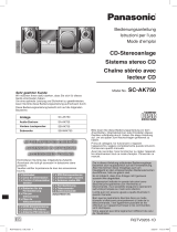 Panasonic scak 750 egk Manuale del proprietario