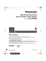 Panasonic SCHTB500 Manuale utente