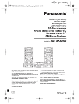 Panasonic SC-MAX7000E Manuale del proprietario