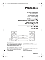 Panasonic SCUX100E Manuale del proprietario