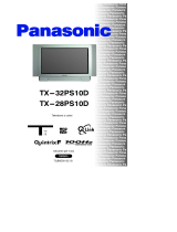 Panasonic TX28PS10D Istruzioni per l'uso