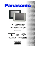 Panasonic TX29PM11DB Istruzioni per l'uso