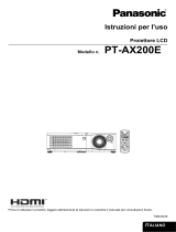 Panasonic PTAX200 Istruzioni per l'uso