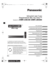 Panasonic DMRUBS80EG Istruzioni per l'uso