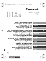 Panasonic SC-BTT880 Manuale del proprietario