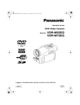Panasonic VDRM75EG Istruzioni per l'uso