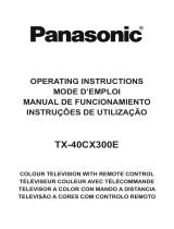 Panasonic TX-40CX300E Manuale del proprietario