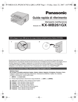 Panasonic KXMB261GX Istruzioni per l'uso