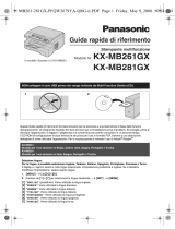 Panasonic KXMB281GX Guida Rapida