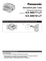 Panasonic KXMB781JT Istruzioni per l'uso