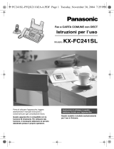 Panasonic KXFC241SL Istruzioni per l'uso