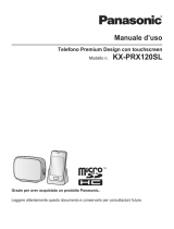 Panasonic KXPRX120SLW Istruzioni per l'uso
