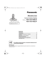 Panasonic KXTG1102JT Manuale del proprietario