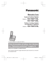Panasonic KXTG6712SL Istruzioni per l'uso