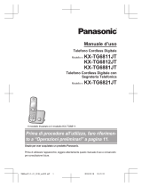 Panasonic KXTG6812JT Istruzioni per l'uso