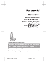 Panasonic KXTG7862JT Istruzioni per l'uso