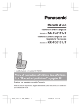 Panasonic KXTG8161JT Istruzioni per l'uso