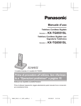 Panasonic KXTG8561SL Istruzioni per l'uso