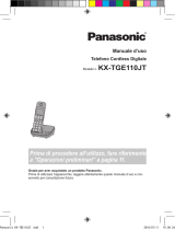 Panasonic KXTGE110JT Istruzioni per l'uso