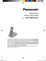 Panasonic KXTGE510JT Istruzioni per l'uso
