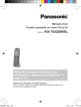 Panasonic KXTGQ200SL Istruzioni per l'uso
