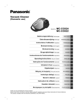 Panasonic MC-CG522 Manuale del proprietario